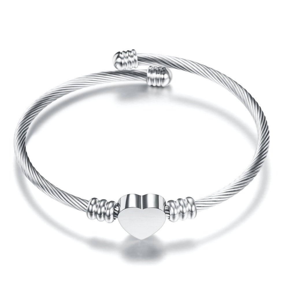 Sterling Silver Heart Bracelet – CAJ